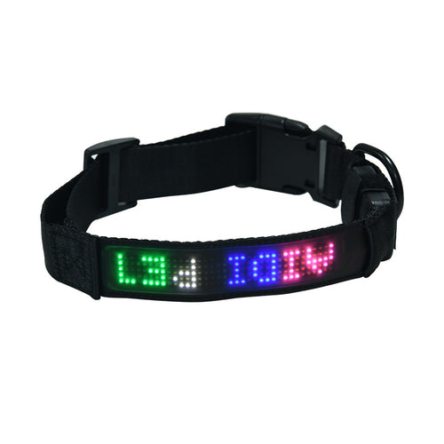 Harnais LED connecté pour chien avec contrôle via application