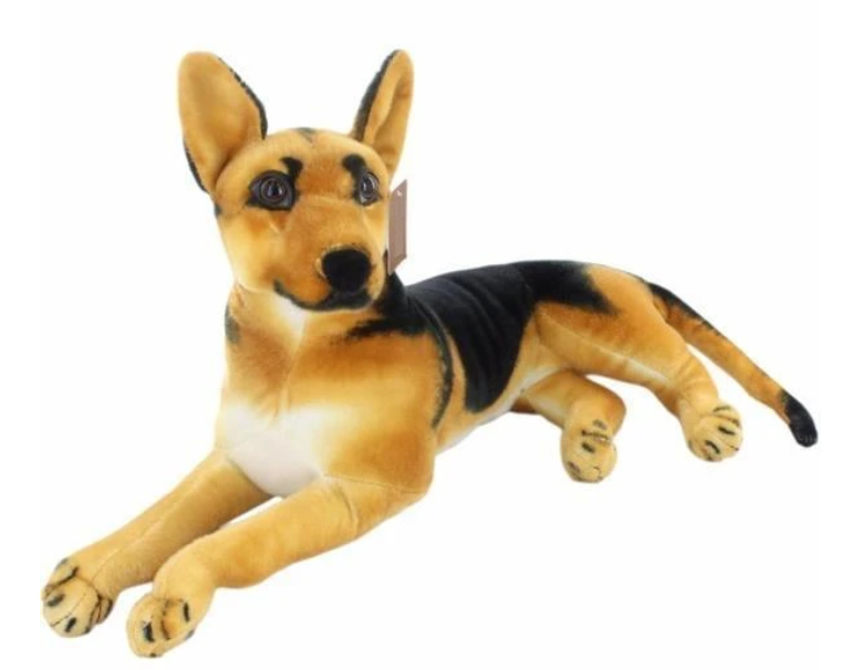 Peluche réaliste pour chien – Jouet doux en forme d’animal