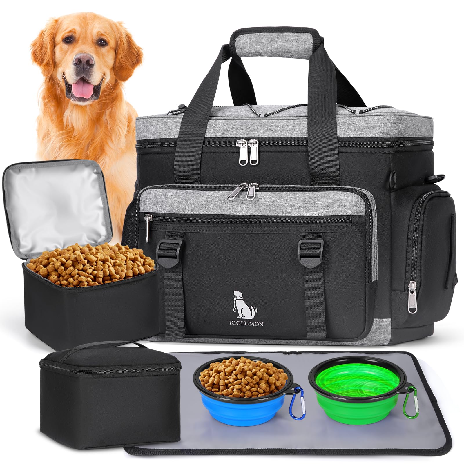 🐶 Sac de voyage pour chien – Kit complet de transport