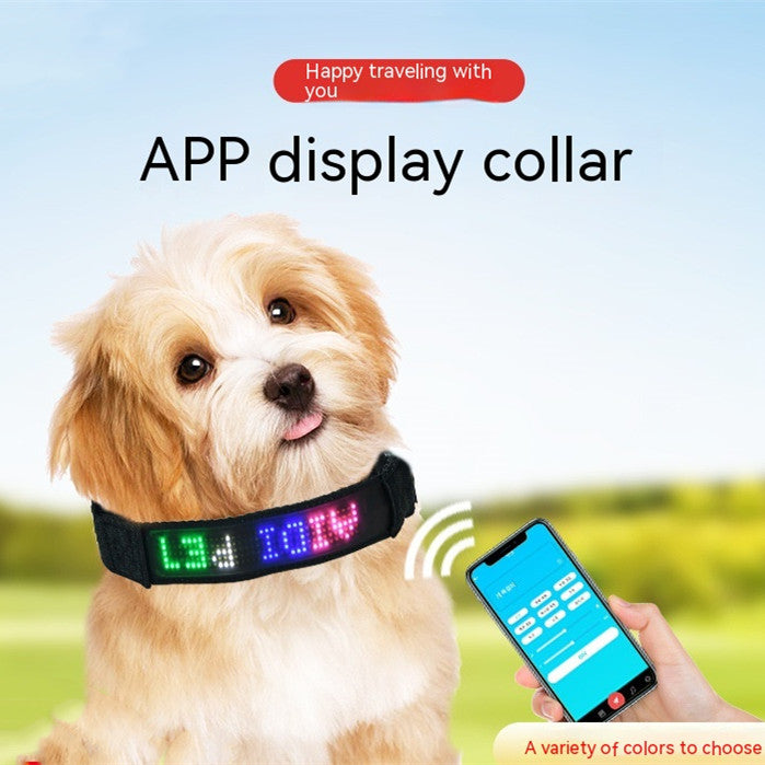 Harnais LED connecté pour chien avec contrôle via application