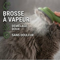 Brosse à Vapeur Massage & Démêlage 3-en-1 — Anti-Poils Volants & Nettoyage Doux