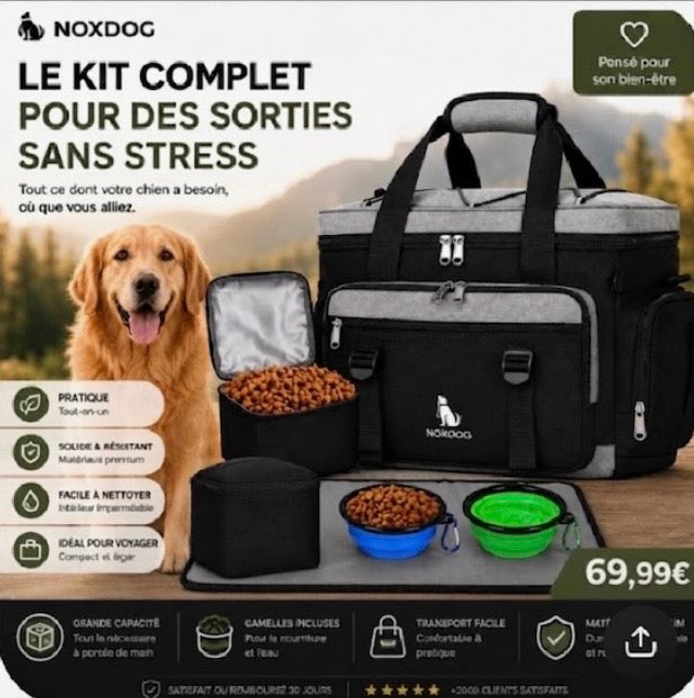 Sac de Transport Homologué & Respirant — Confort Voyage Chien & Chat